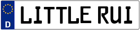 Truck License Plate